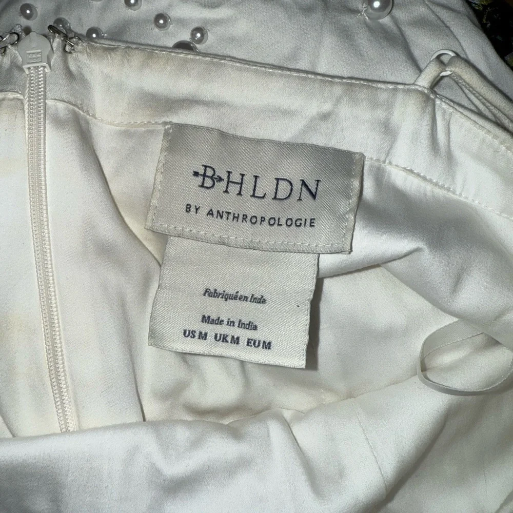 BHLDN White Pearl-Embellished Dress - Picture 6 of 7